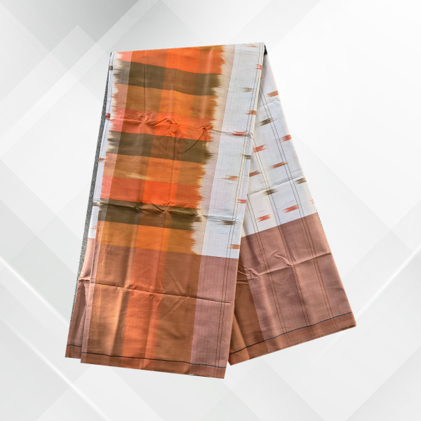 Elegant Stripe Check Pattern Stitched Lungi - Prachurjo